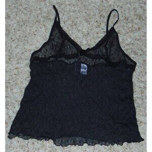 Womens Babydoll Chemise Medium Fashion Bug Black Sheer Pajamas Top